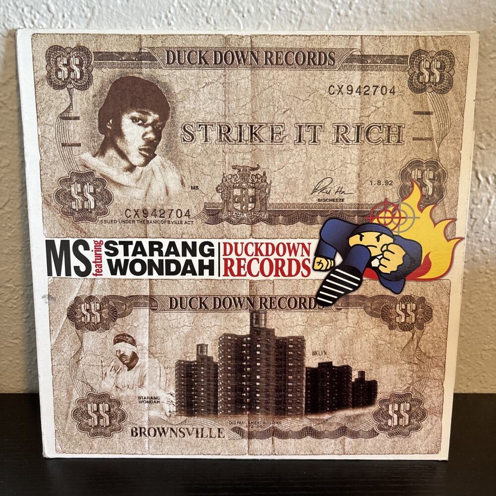 MS - Strike It Rich Maxi - Duck down Records Vinyl